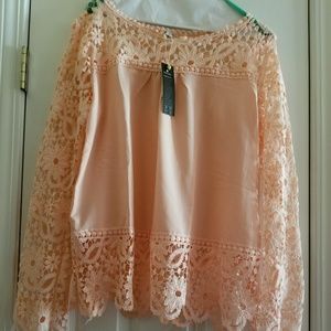 Beautiful peach summer blouse